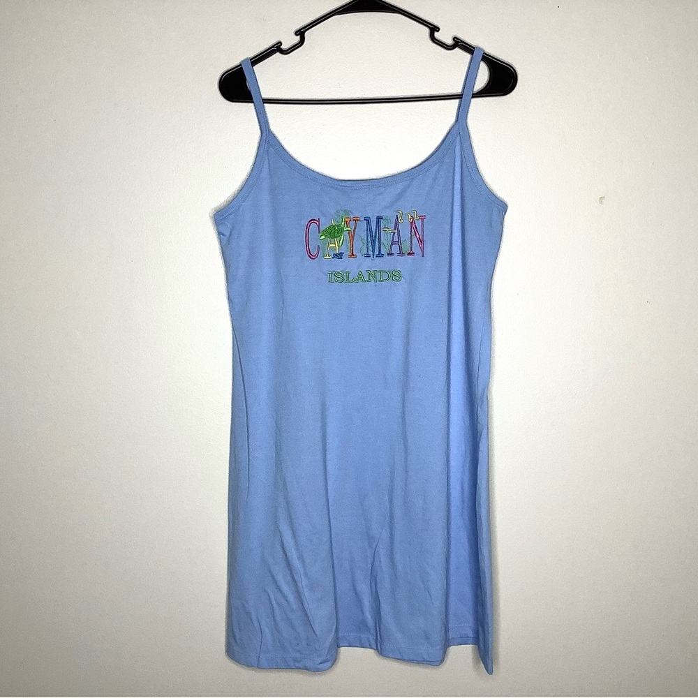 < Vintage Cayman Islands Tank Top Dress >